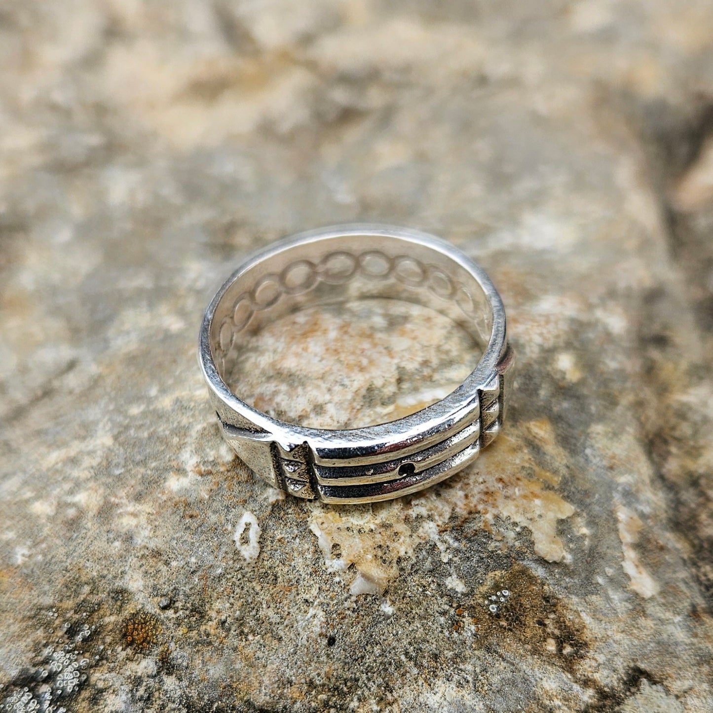Anillo Atlante en Plata de Ley - Aurora Boreal