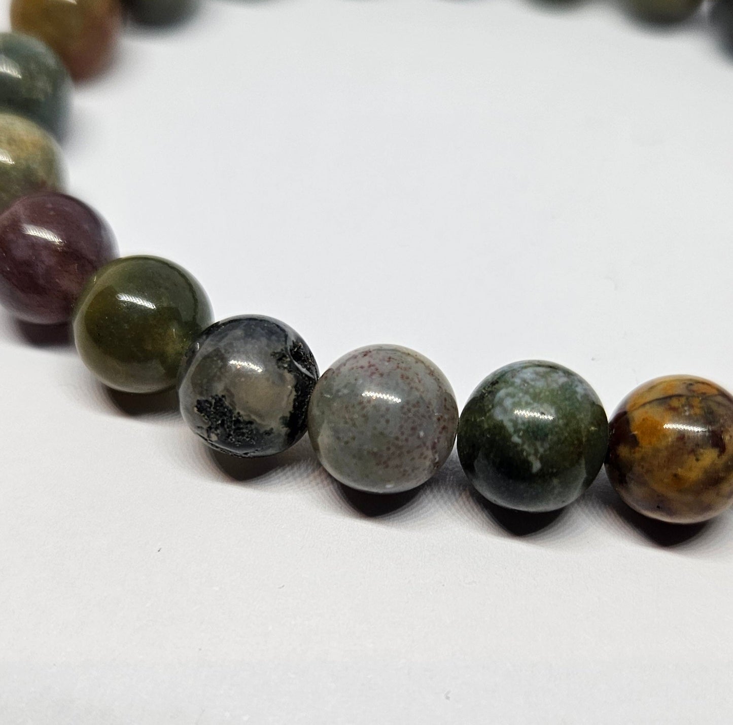 Pulsera Ágata musgosa - Aurora Boreal