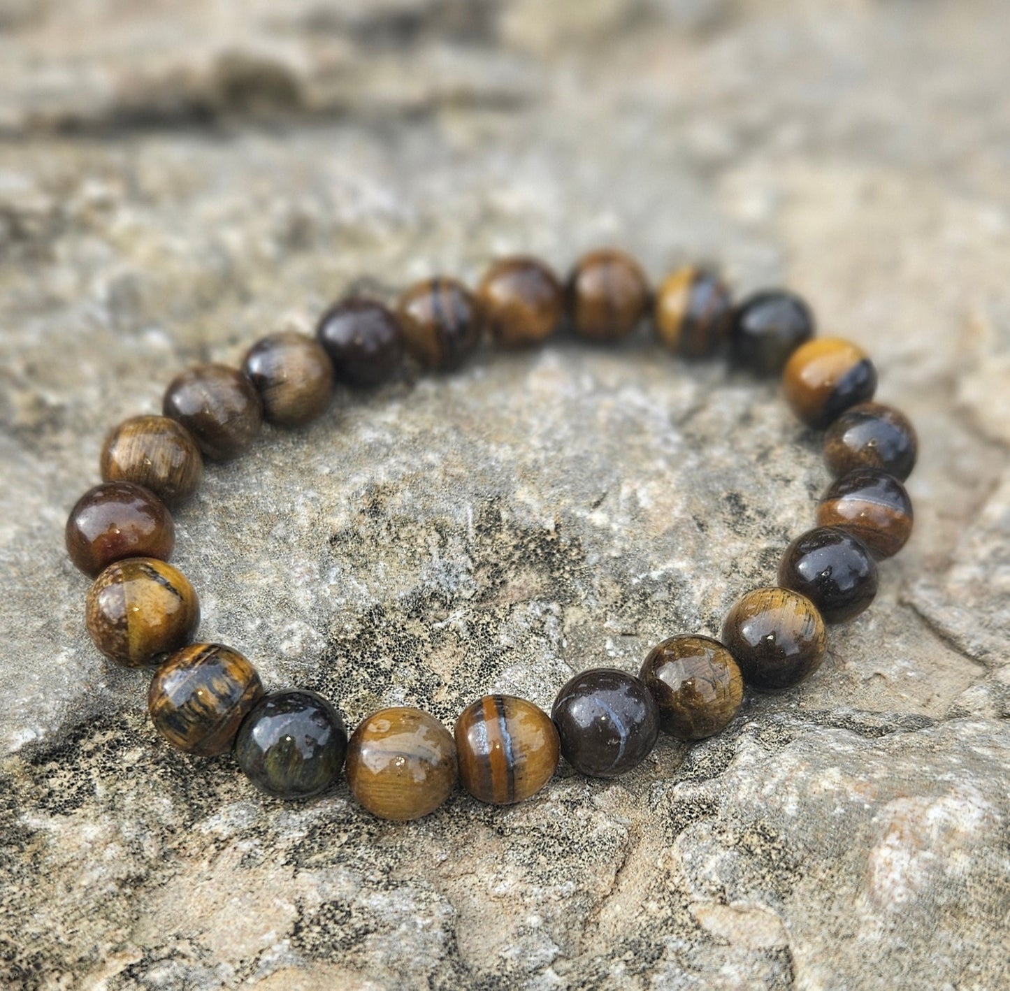 Pulsera Ojo de Tigre - Aurora Boreal