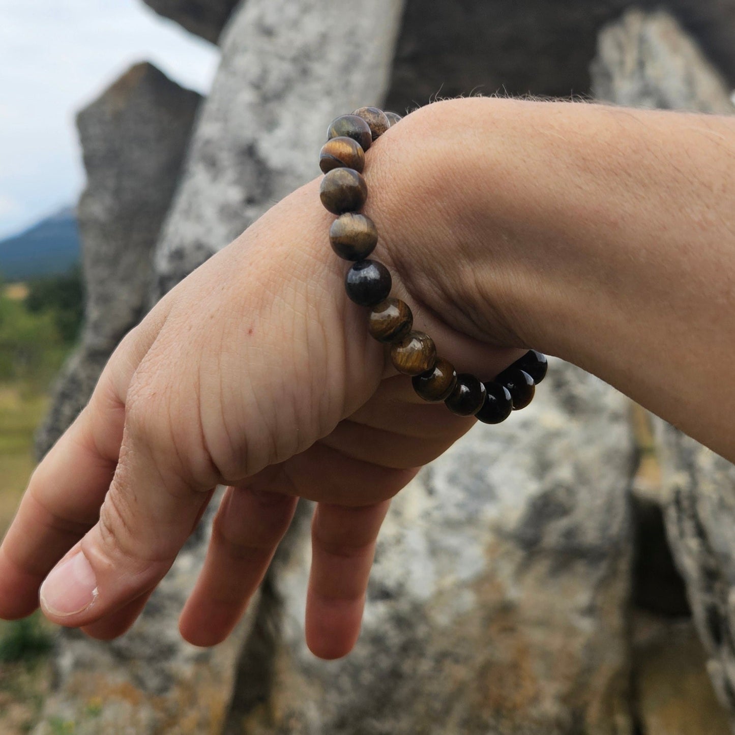 Pulsera Ojo de Tigre - Aurora Boreal