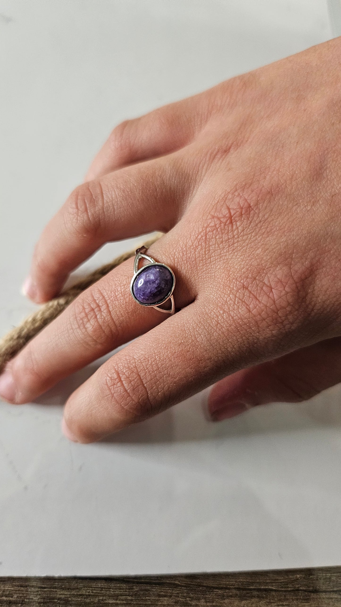 Anillo Chaoita en Plata de Ley