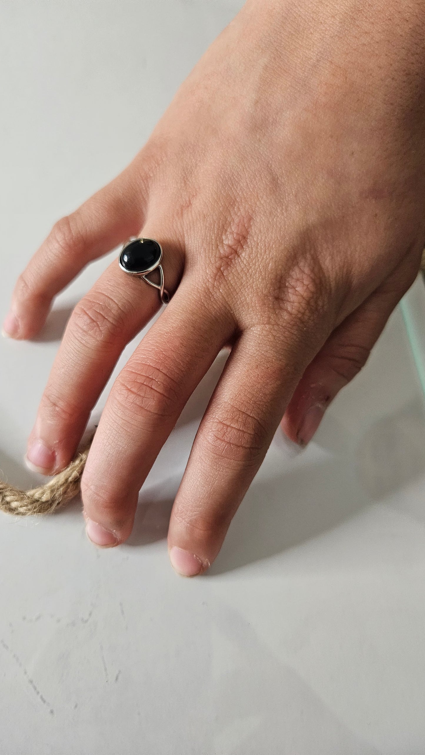 Anillo Onix en Plata de Ley