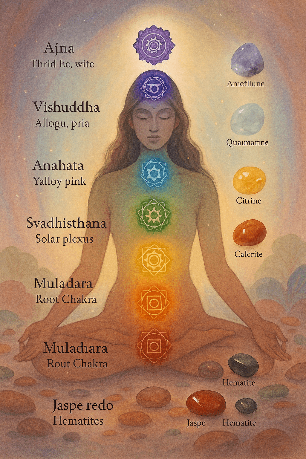 Cómo usar piedras y cristales para equilibrar cada chakra: guía práctica con minerales recomendados - Aurora Boreal