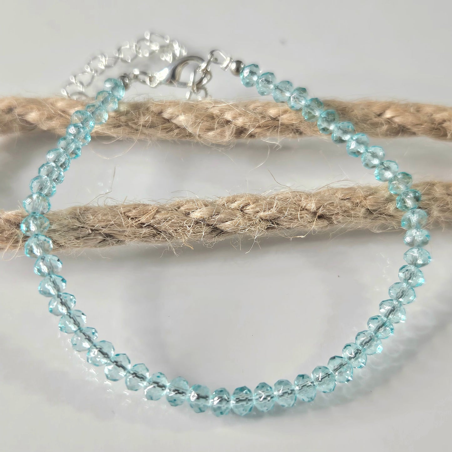 Pulsera Aguamarina y Plata de Ley